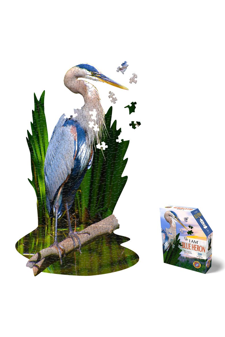 BLUE HERON 300 Piece Jigsaw Puzzle, Alternate, color, Multicolored
