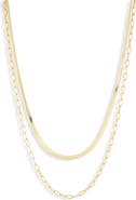 Electric Picks Two Chains Necklace