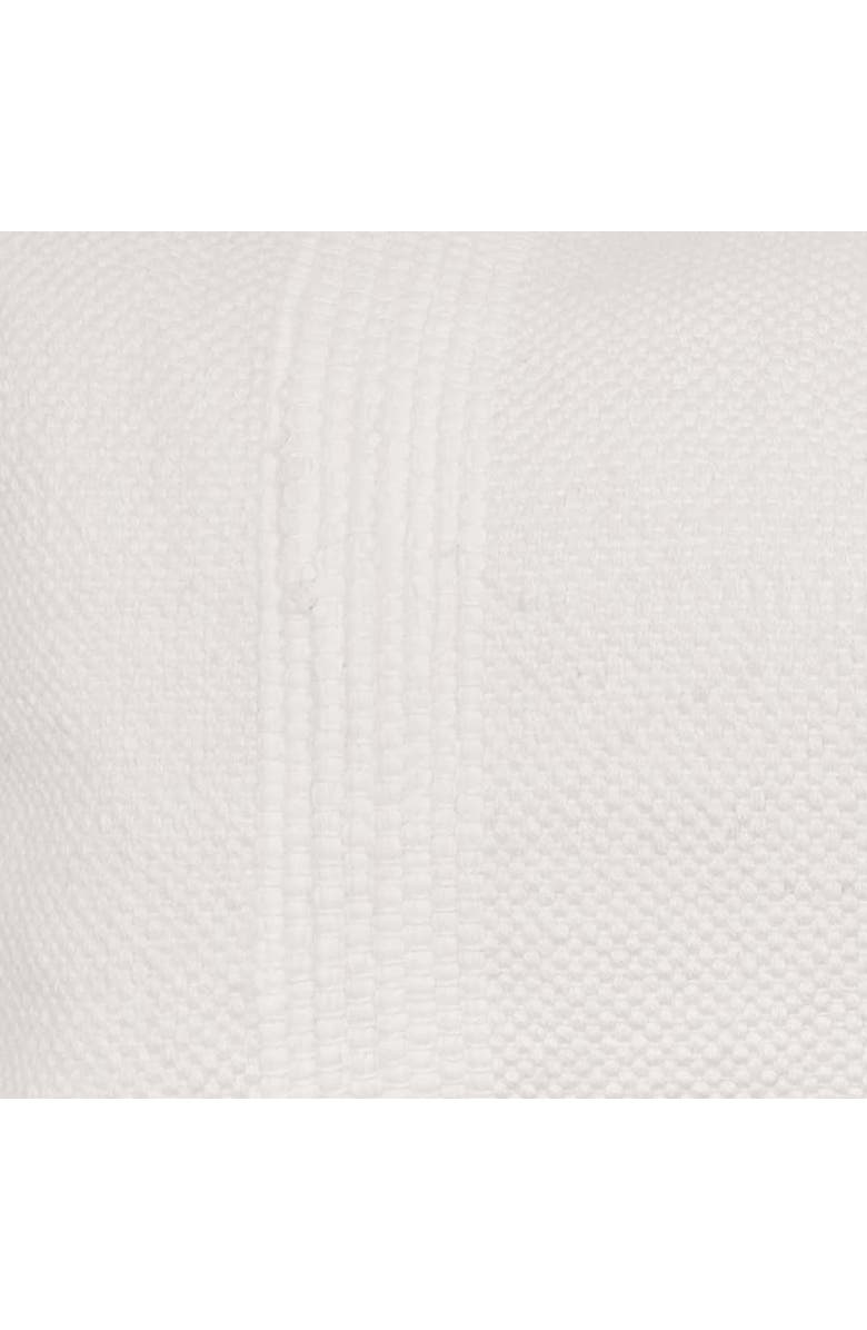 C&F Home Chindi Stripe Woven Throw Pillows, Alternate, color, White