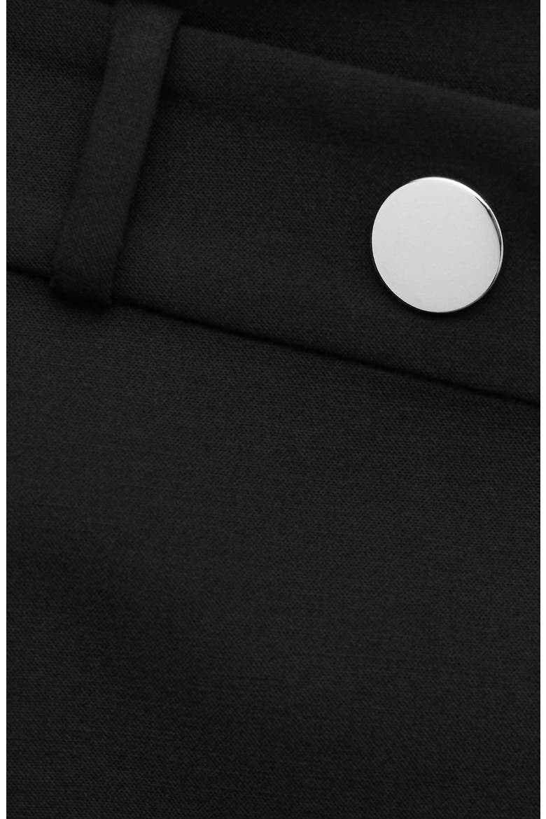 Danita Wrap Front Miniskirt, Alternate, color, BLACK