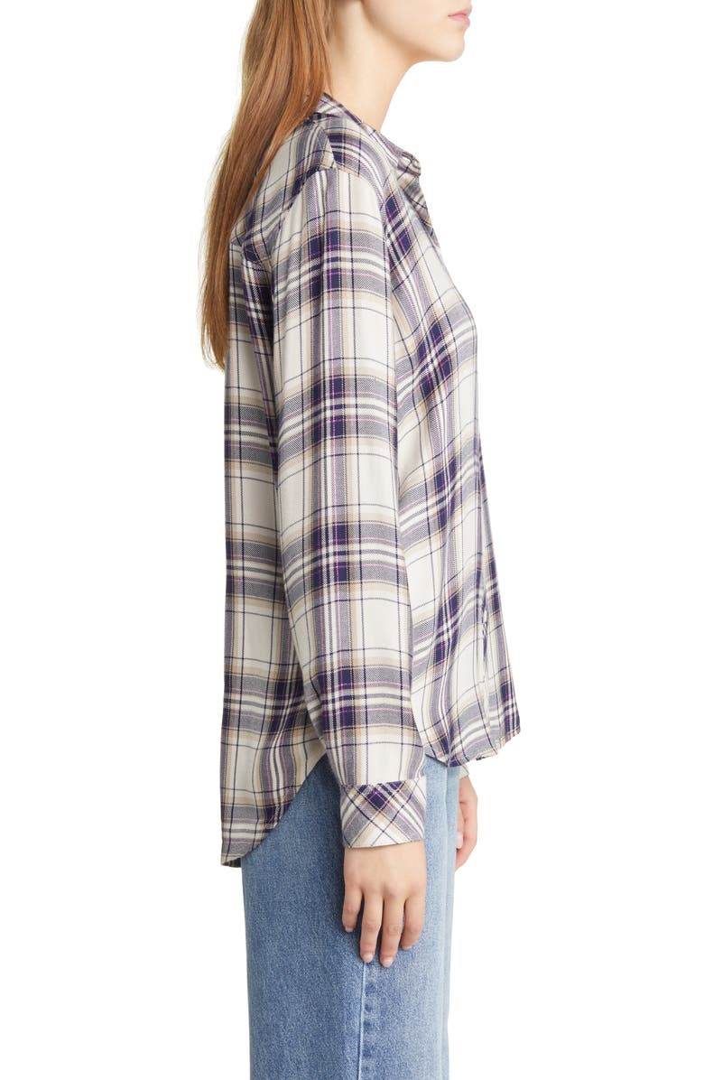 Rails Women's Hunter Metallic Plaid Button-Up Shirt, Alternate, color,