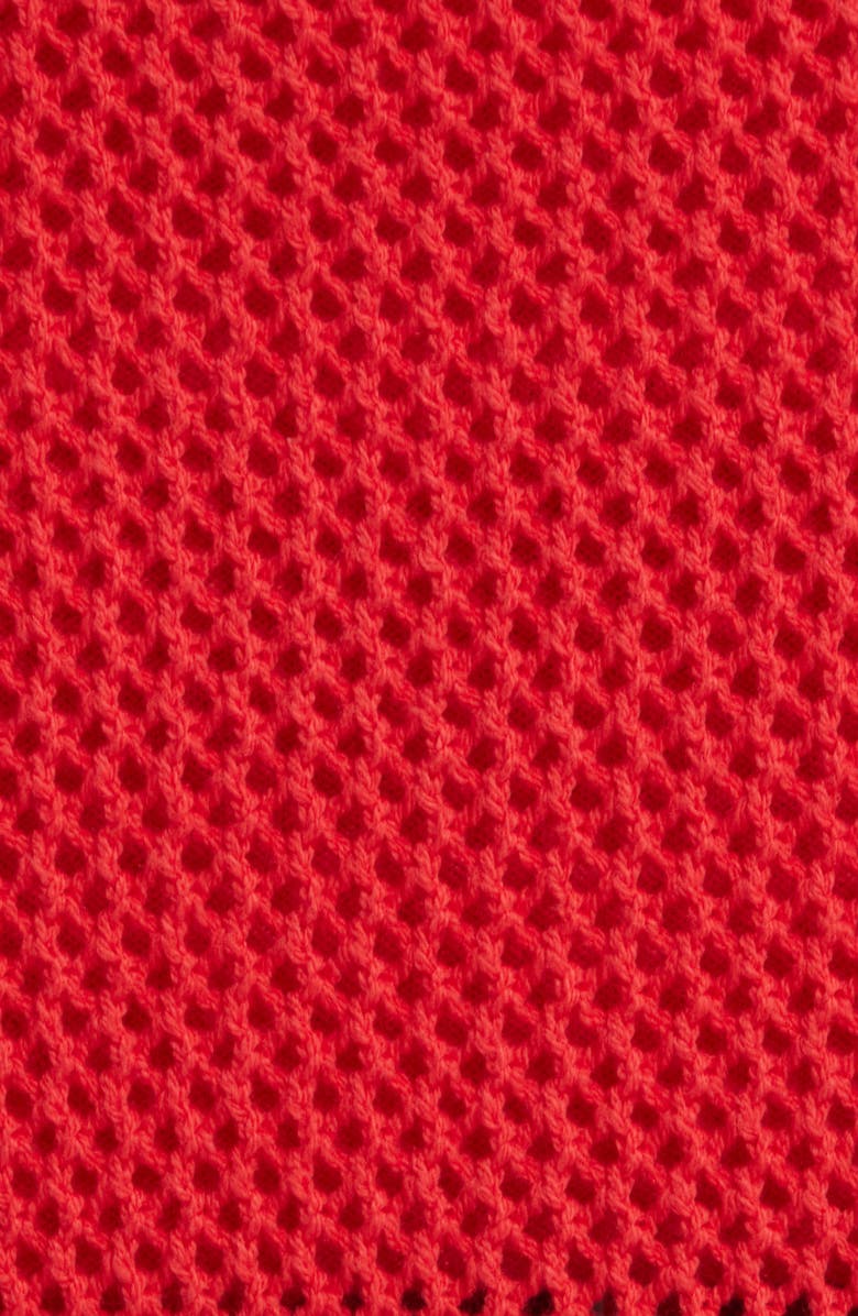Marine Layer Amada Midi Cotton Sweater Knit Skirt, Alternate, color, Red