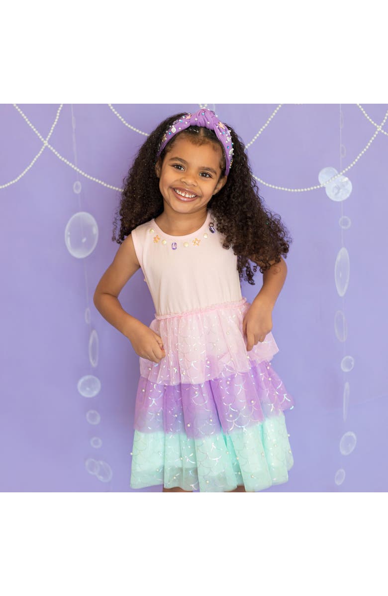 Sweet Wink Mermaid Pearl Tank Tutu Dress, Alternate, color, Multi