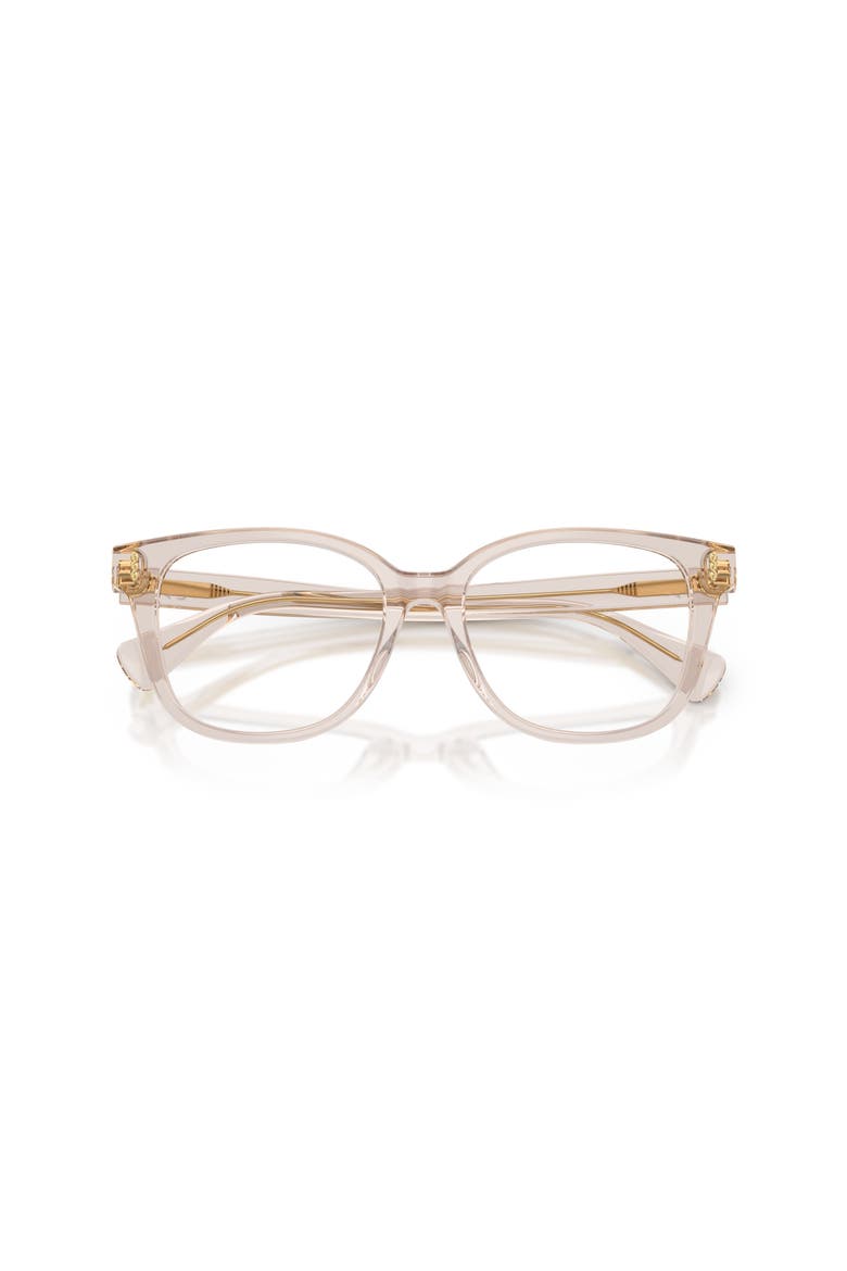 54mm Square optical glasses, Alternate, color, Tan