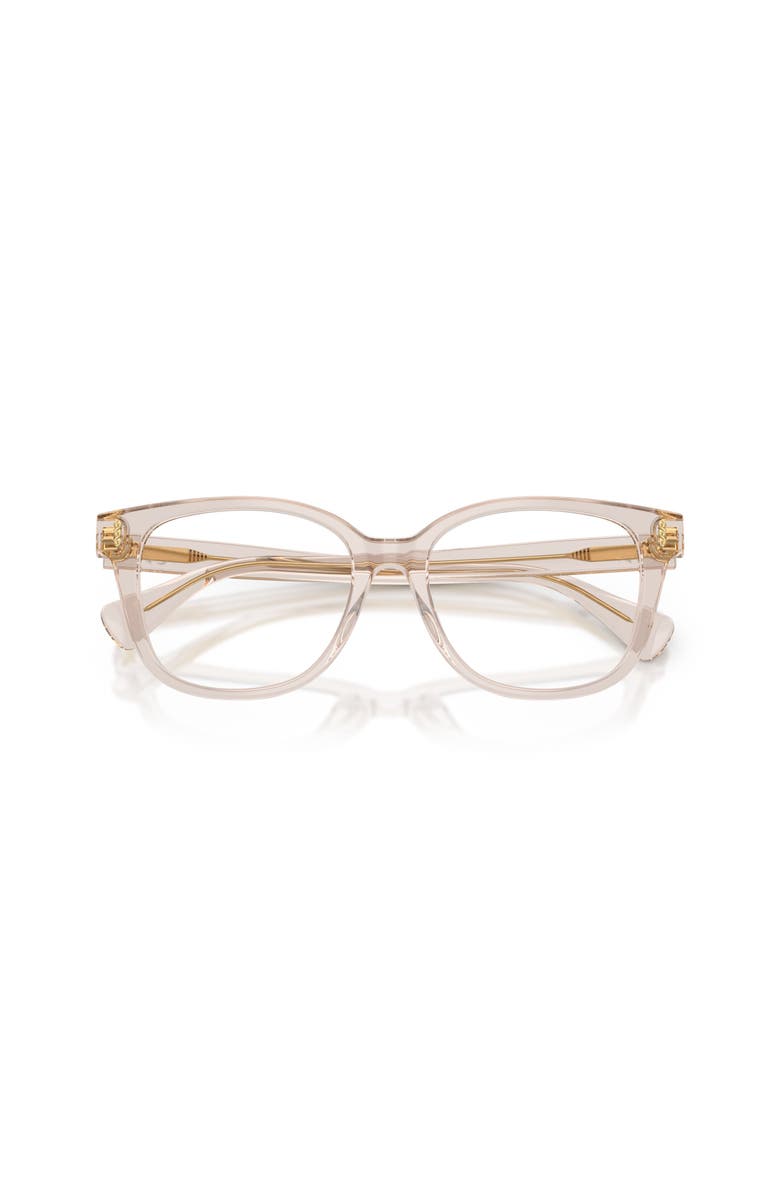 RALPH 54mm Square optical glasses, Alternate, color, Tan