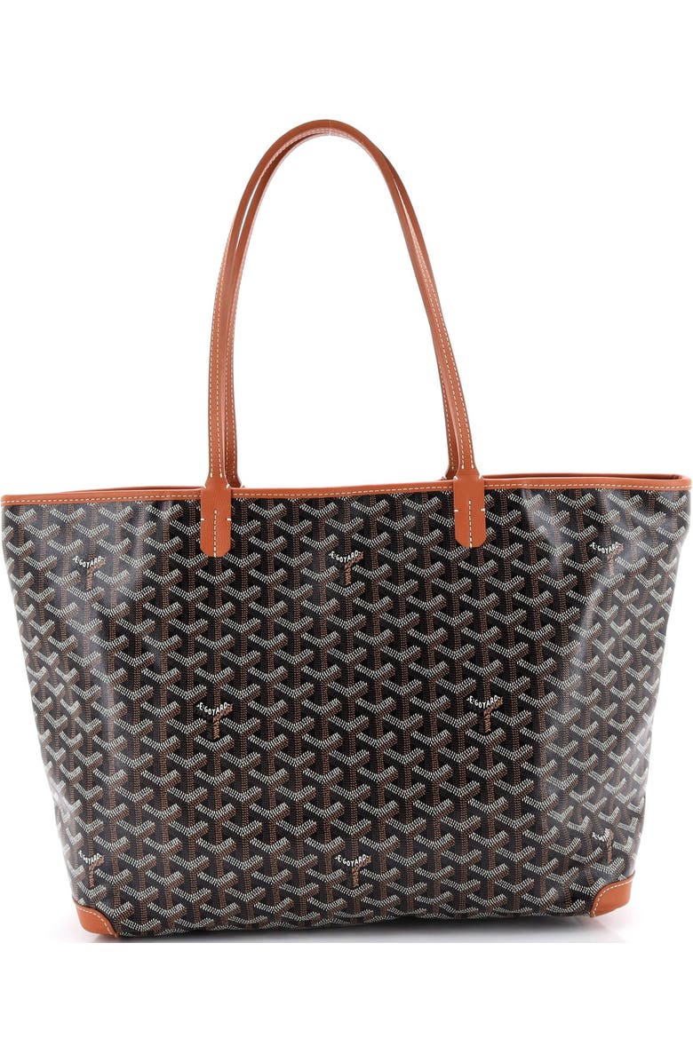 Pre-Owned Goyard Artois Tote Coated Canvas MM, Alternate, color, Black