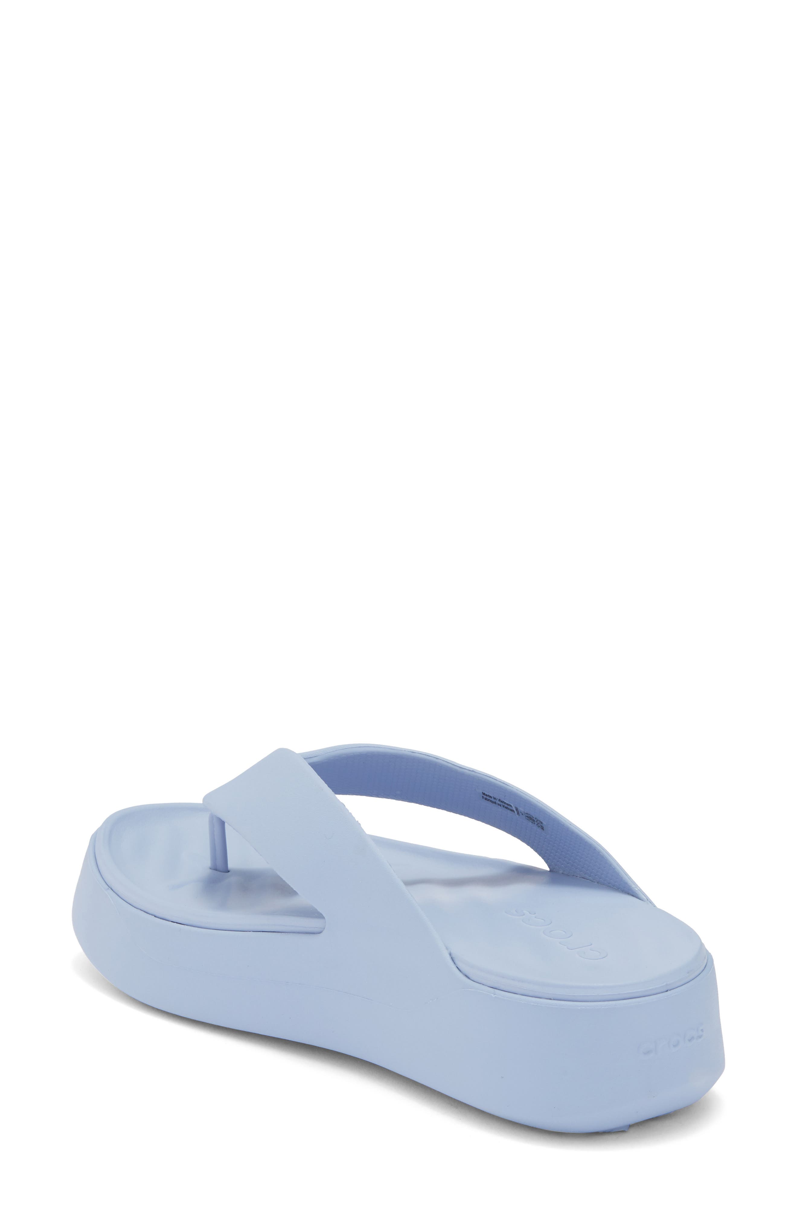 Getaway Platform Flip Flop, Alternate, color, BLUE HAZE