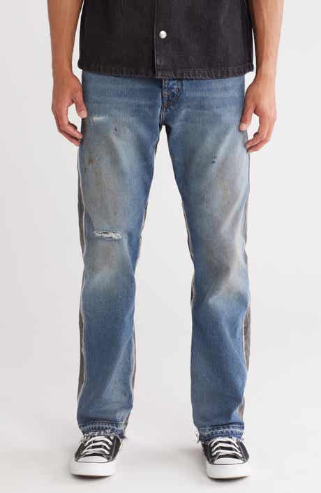 PURPLE BRAND Two-Tone Skinny Jeans