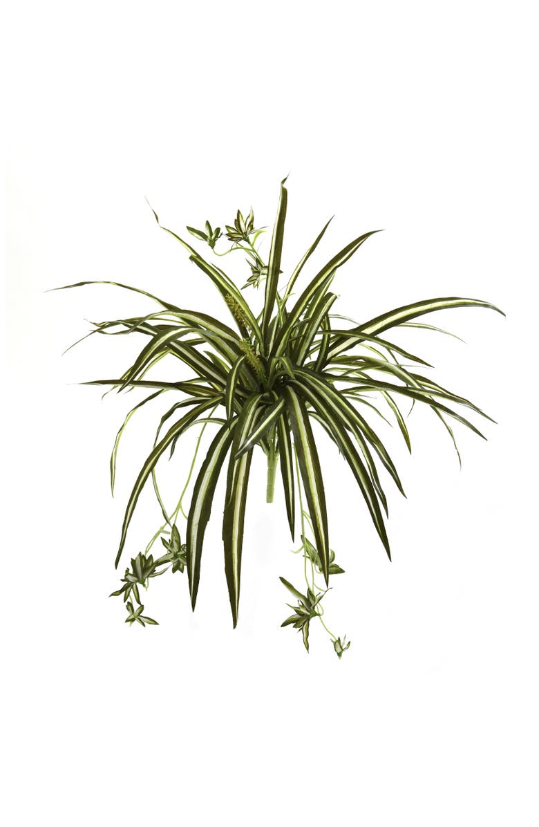 NEARLY NATURAL 23-in Spider Plant Bush, Main, color, Green