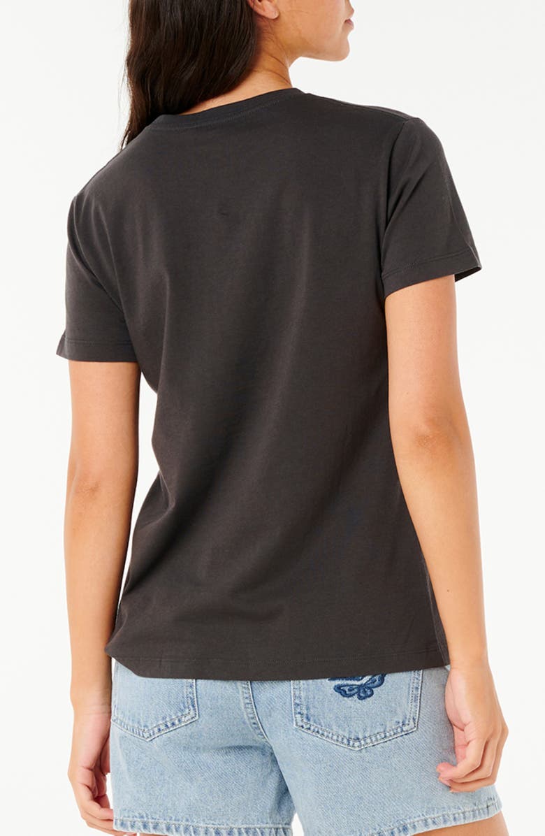 Rip Curl Radiant Cotton Graphic T-Shirt, Alternate, color, Washed Black
