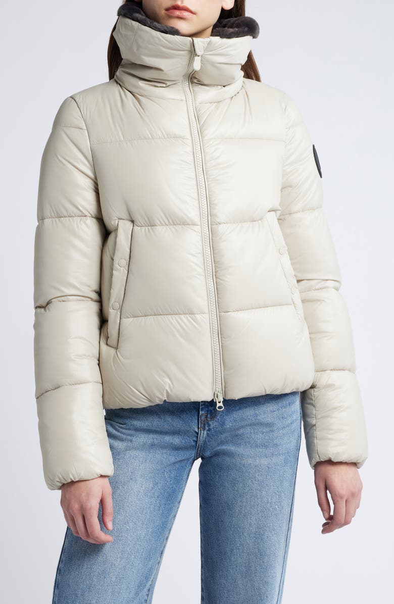 Save The Duck Moma Water Repellent Quilted Puffer Jacket, Main, color, 