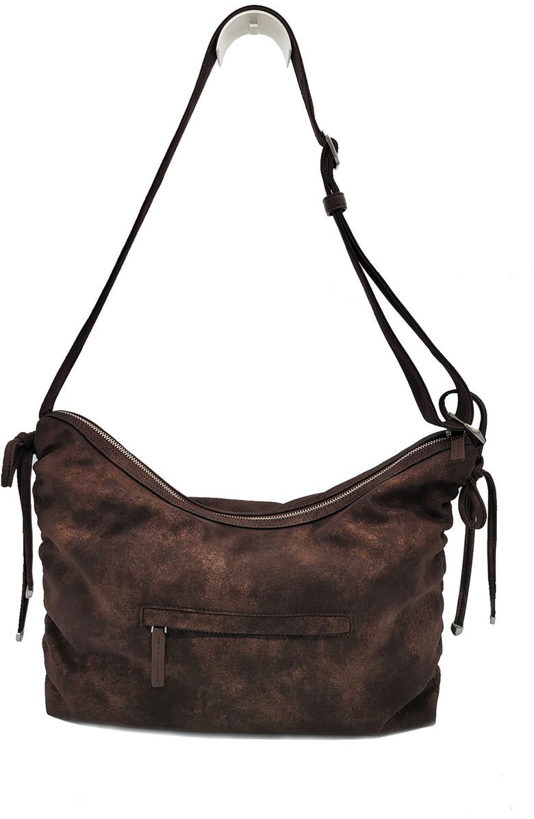 Oryany Rusty Faux Suede Crossbody Bag, Alternate, color, Copper Brown