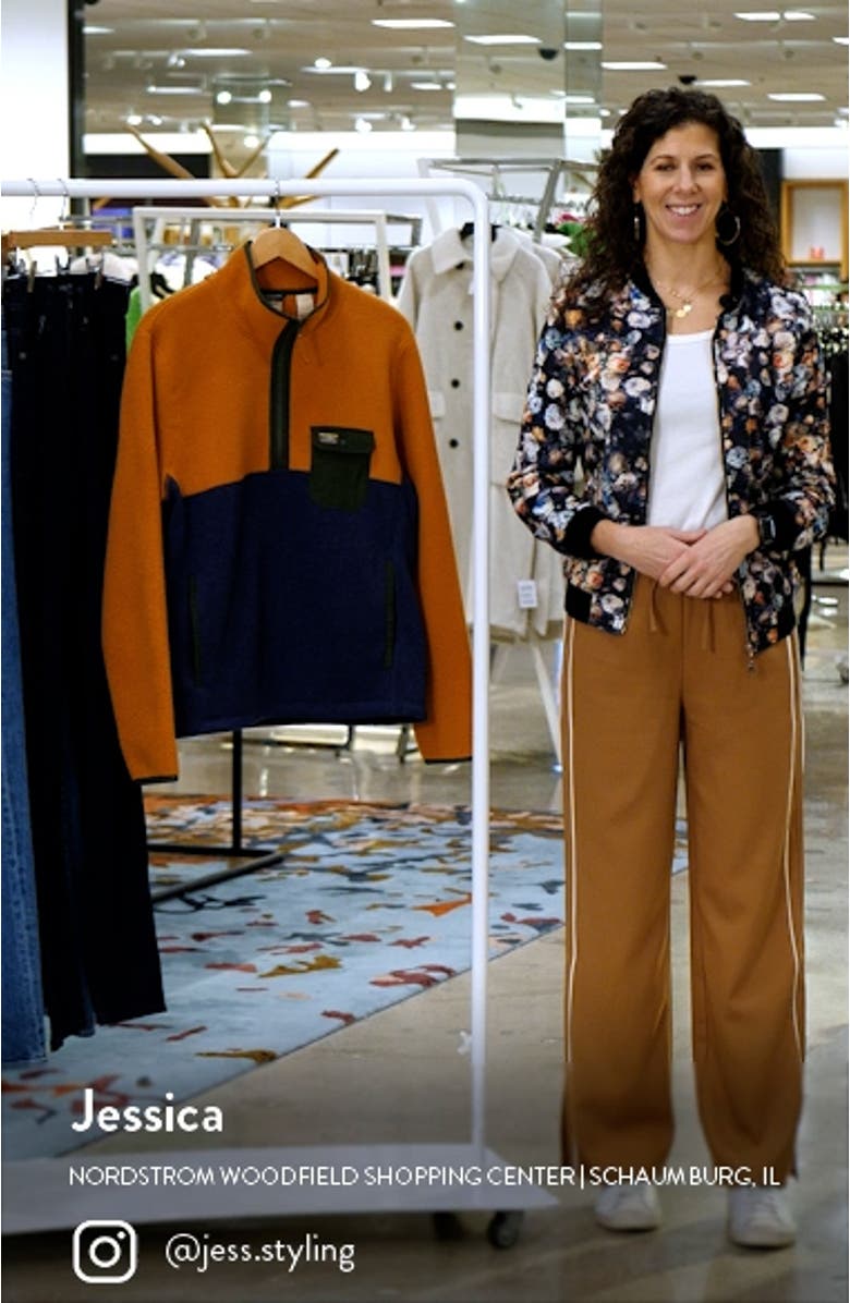 Sweater Fleece Hybrid Half Zip Pullover, sales video thumbnail