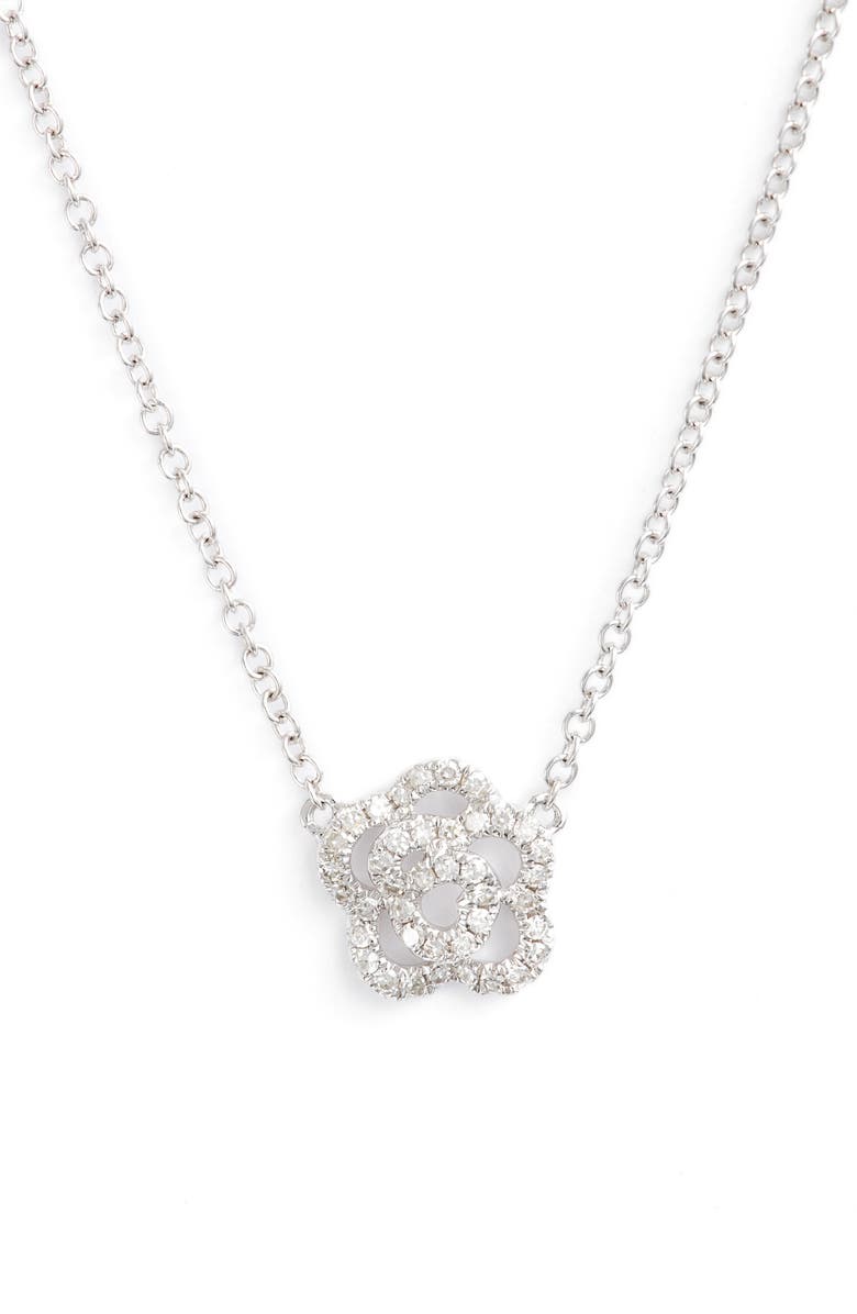 EF Collection Diamond Pendant Necklace, Main, color, 