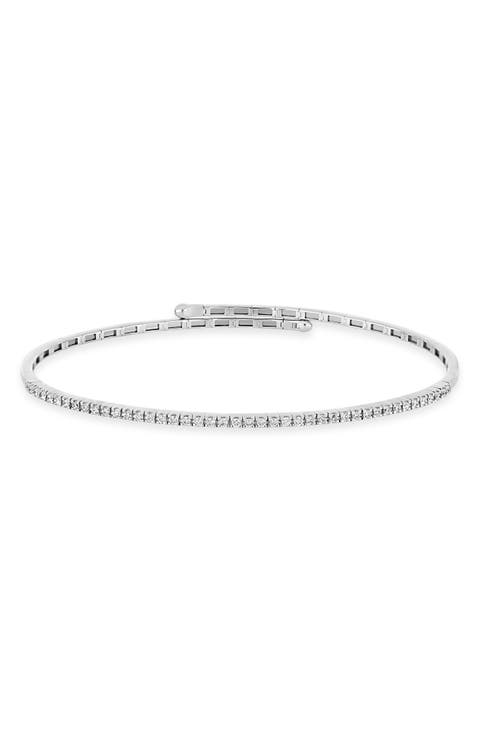 18K Gold Bardot Diamond Coil Cuff Bracelet (Online Trunk Show)