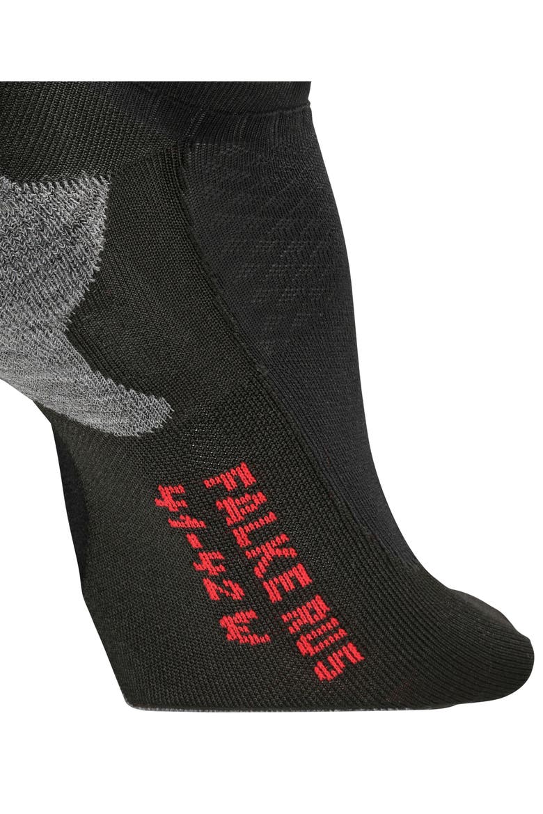 RU5 Race Invisible Running Socks, Alternate, color, Black-Mix