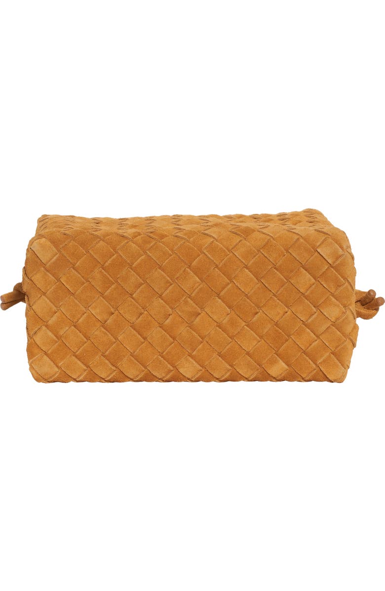 Bottega Veneta Medium Intrecciato Suede Shoulder Bag, Alternate, color,