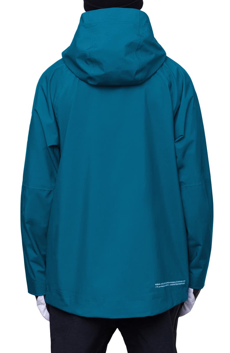686 Gore-Tex<sup>®</sup> Pro Thermagraph<sup>™</sup> Water Repellent 600 Fill Power Down Insulated Packable Snow Jacket, Alternate, color,
