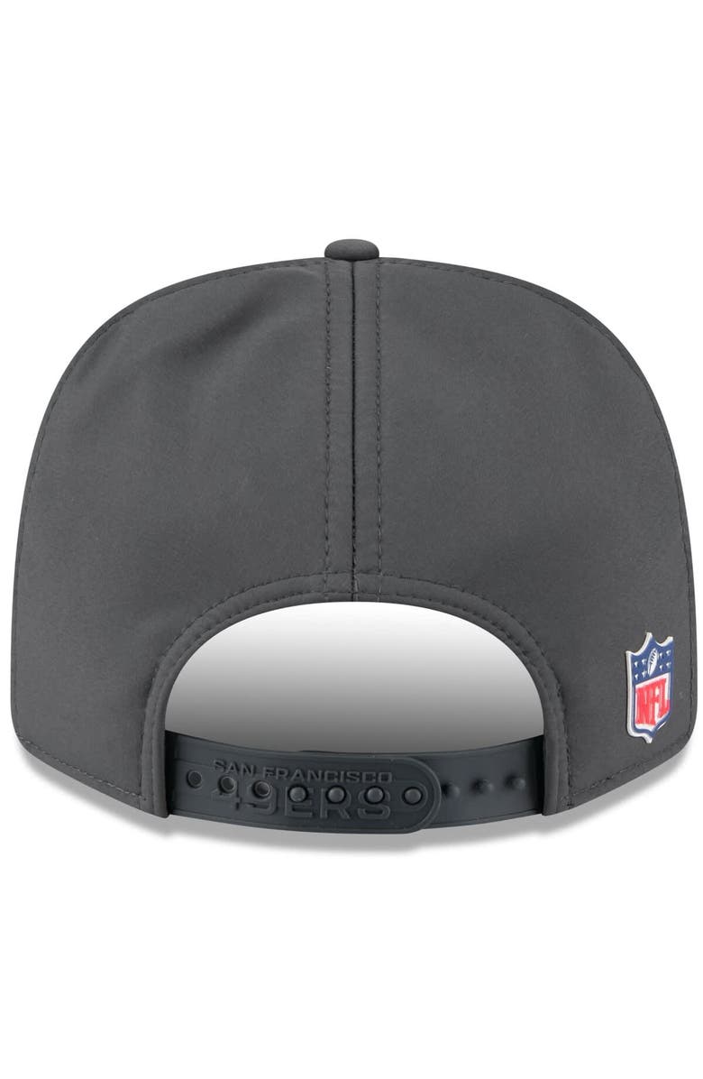 New Era Men's New Era Charcoal San Francisco 49ers 2025 Sideline Cold Weather 9SEVENTY Adjustable Hat, Alternate, color, 