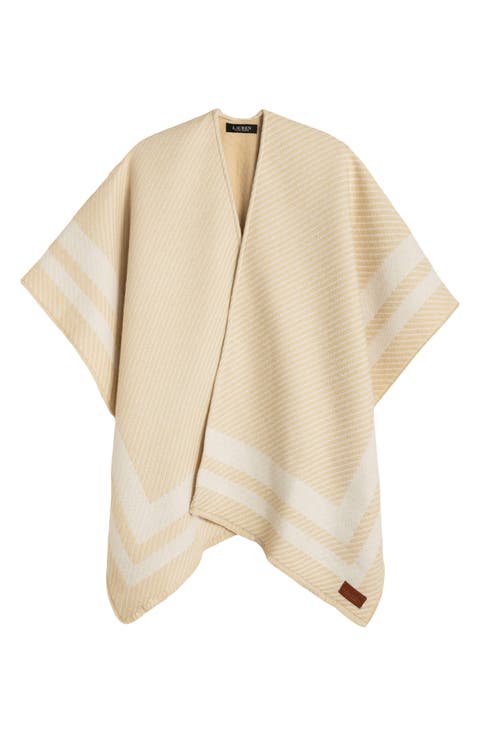 Border Stripe Ruana
