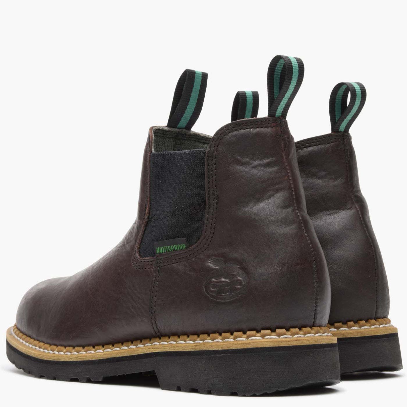 Georgia Boot Waterproof High Romeo Boot, Alternate, color, Soggy Brown