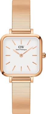 Daniel Wellington Quadro Studio Mesh Strap Watch, 22mm