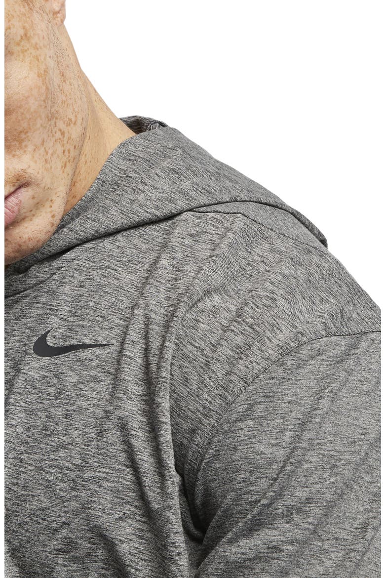 Dry Full Zip Hoodie, Alternate, color, BLACK/ HEATHER/ BLACK