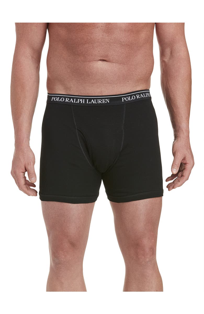 Polo Ralph Lauren 3-pk Boxer Briefs, Alternate, color, Black