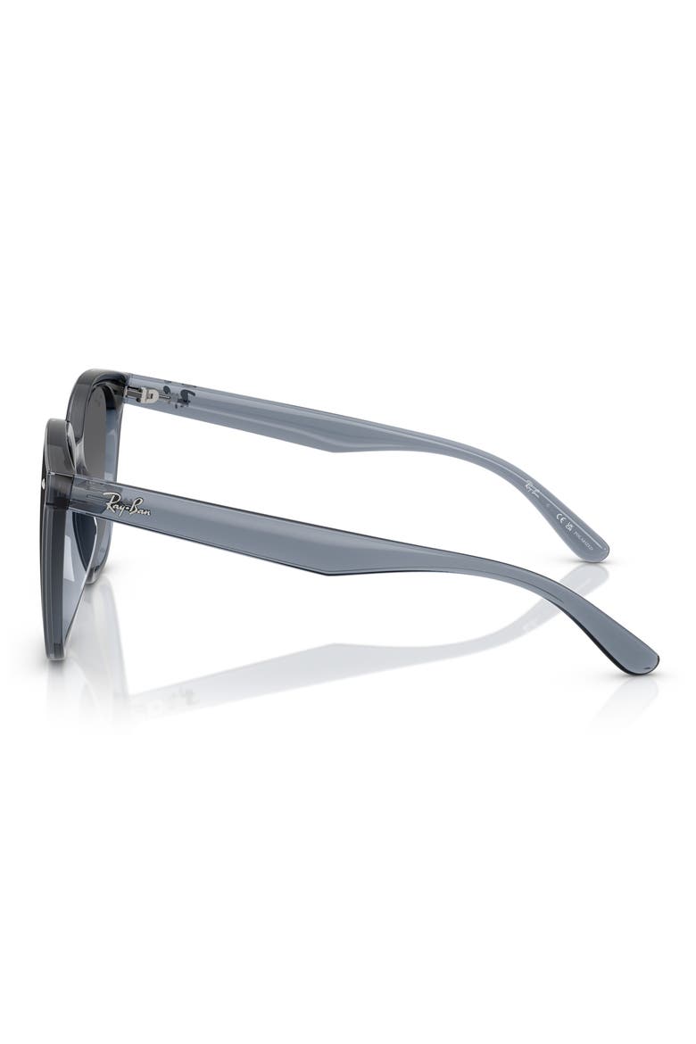 66mm Polarized Oversize Irregular Sunglasses, Alternate, color, DARK BLUE GREY POLAR