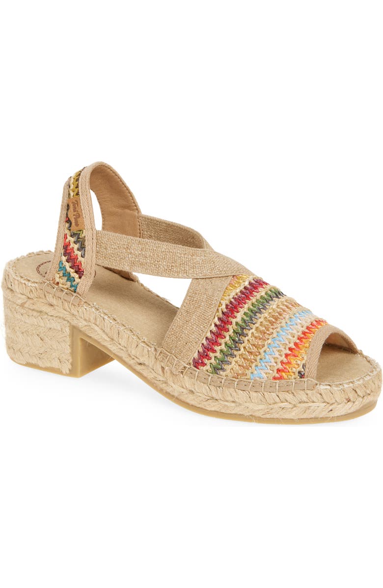 Toni Pons Delmi-Ma Espadrille Sandal, Main, color, Beige