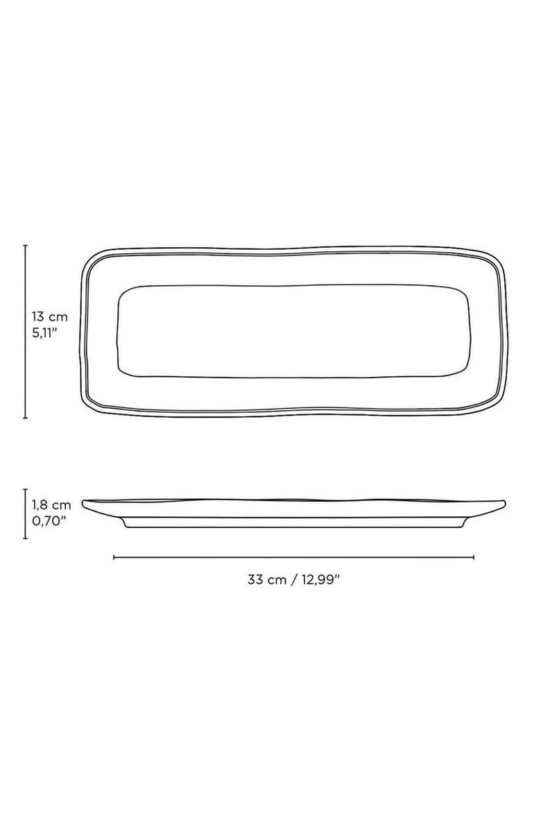 Porto Brasil Rectangular Platter Medium Set of 4, Alternate, color, Dust