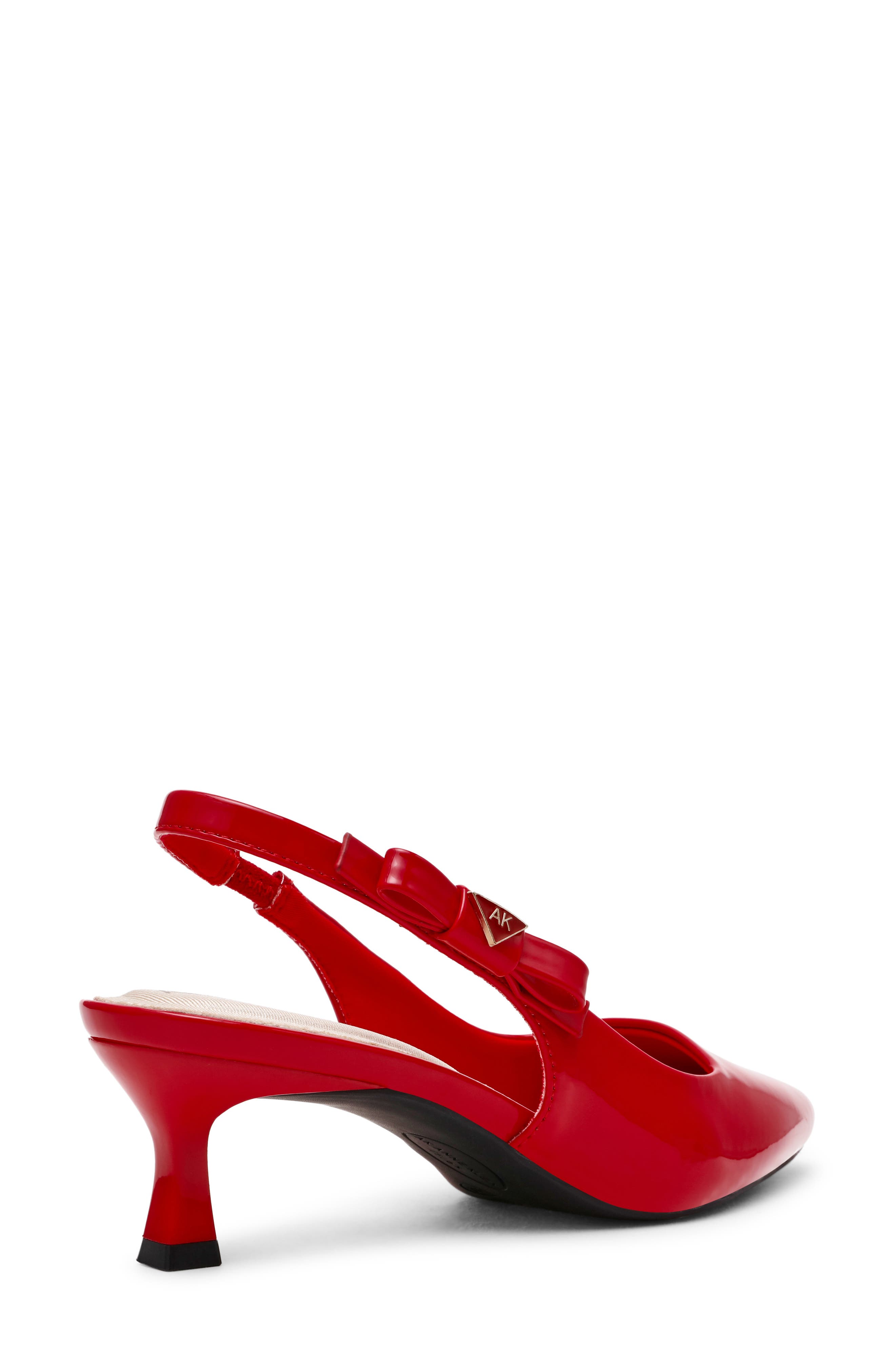 Anne Klein Ibbey Slingback Pump, Alternate, color, Red Patent
