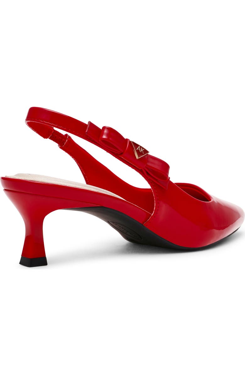 Anne Klein Ibbey Slingback Pump, Alternate, color, Red Patent