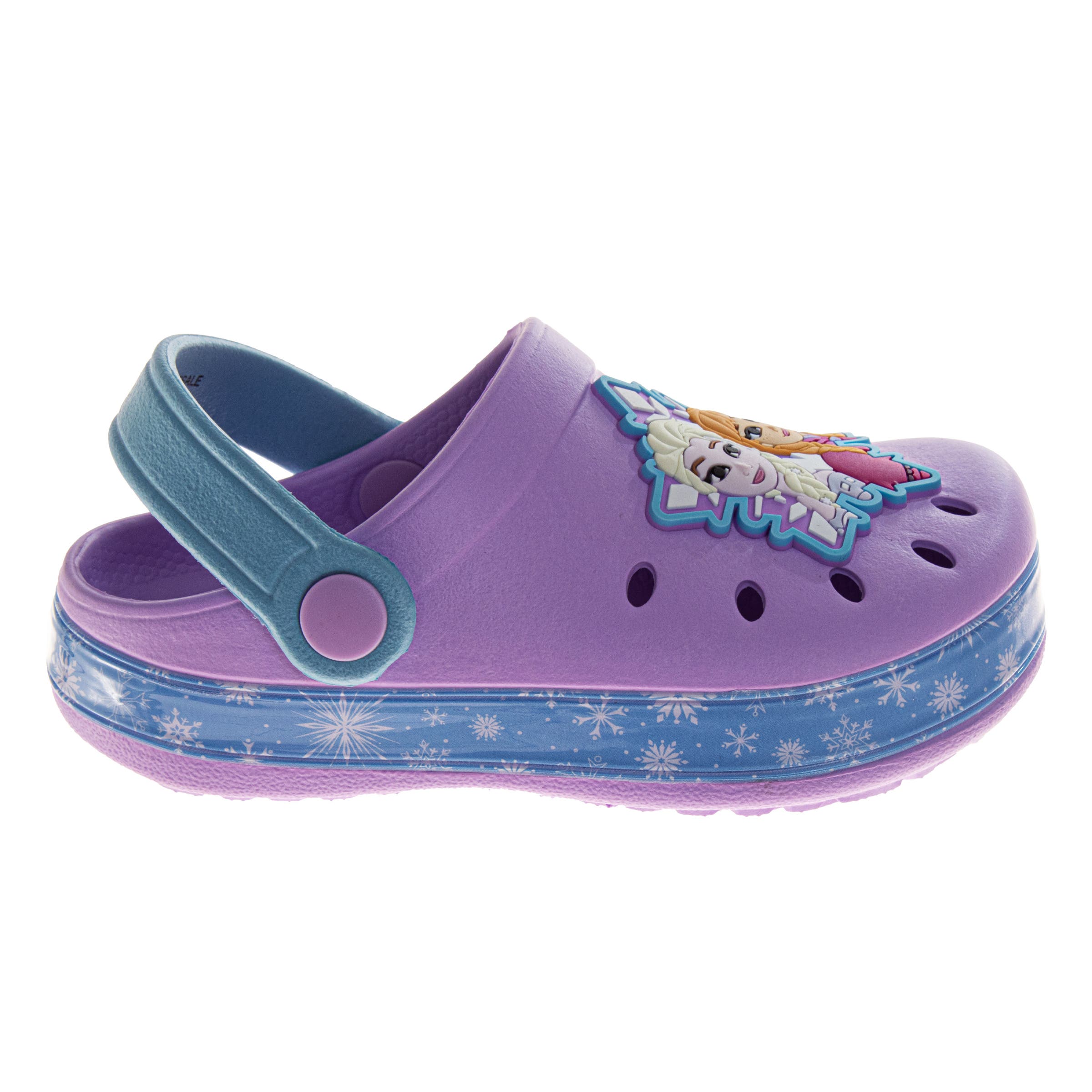 Disney Frozen Elsa and Anna Clogs, Alternate, color, Lavender