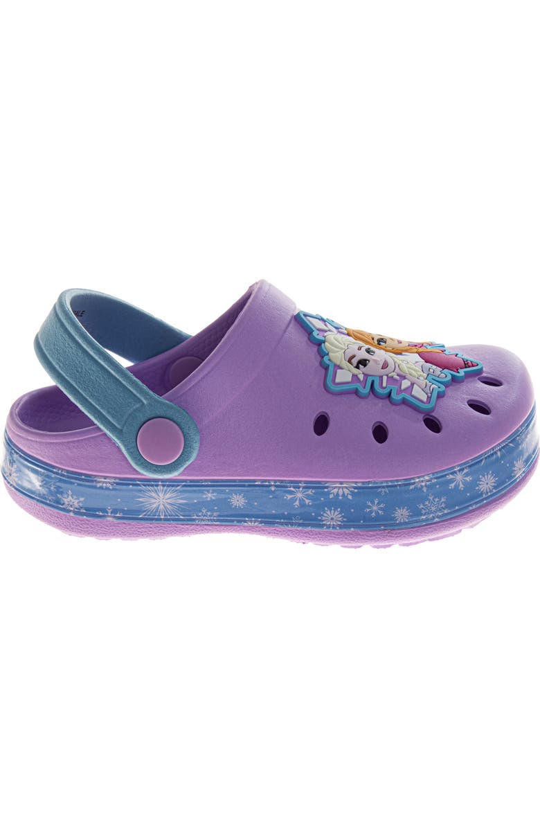 Disney Frozen Elsa and Anna Clogs, Alternate, color, Lavender