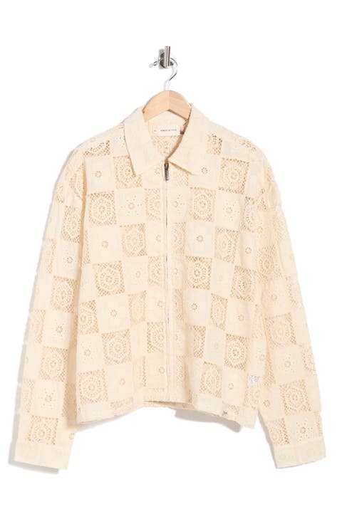 Crochet Lace Patchwork Jacket
