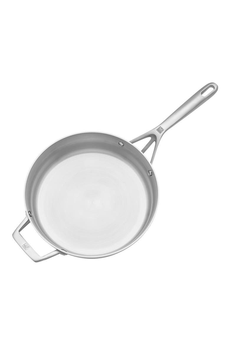 Motion Stainless Steel Sauté Pan, Alternate, color, STAINLESS STEEL