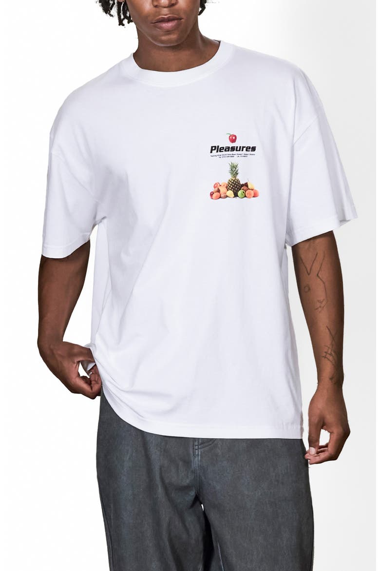 Delivery Cotton Graphic T-Shirt, Main, color, WHITE