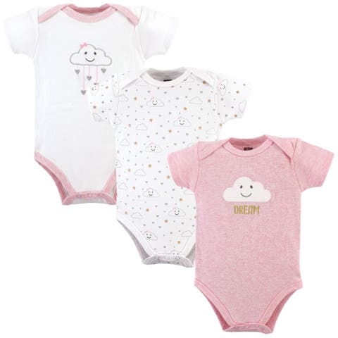 Triple Pack of Soft Cotton Bodysuits