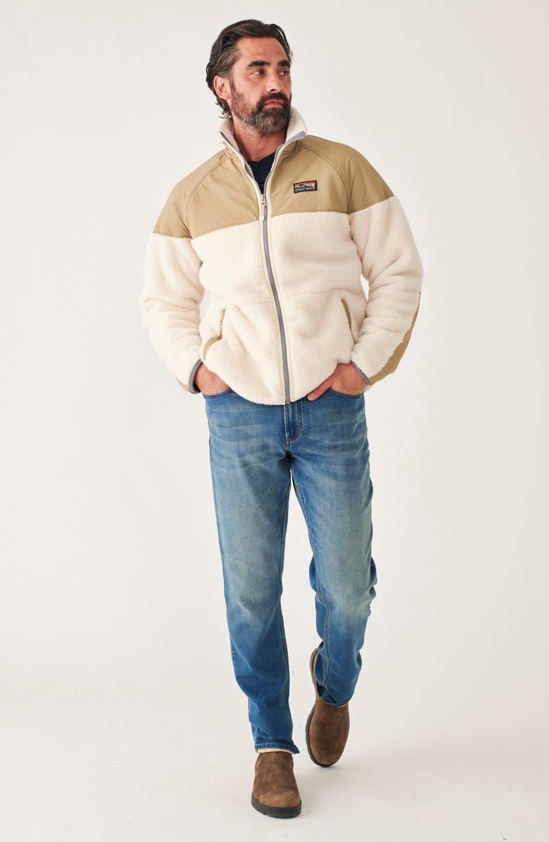 Faherty High Pile Fleece Zip Jacket, Alternate, color,