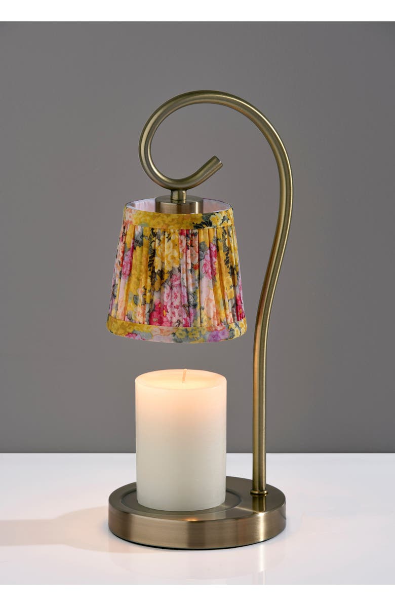 ADESSO LIGHTING Perry Candle Warmer Lamp, Alternate, color, Antique Brass