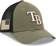 New Era Men's New Era Olive Tampa Bay Rays 2026 Armed Forces Day 39THIRTY M-Crown Flex Hat