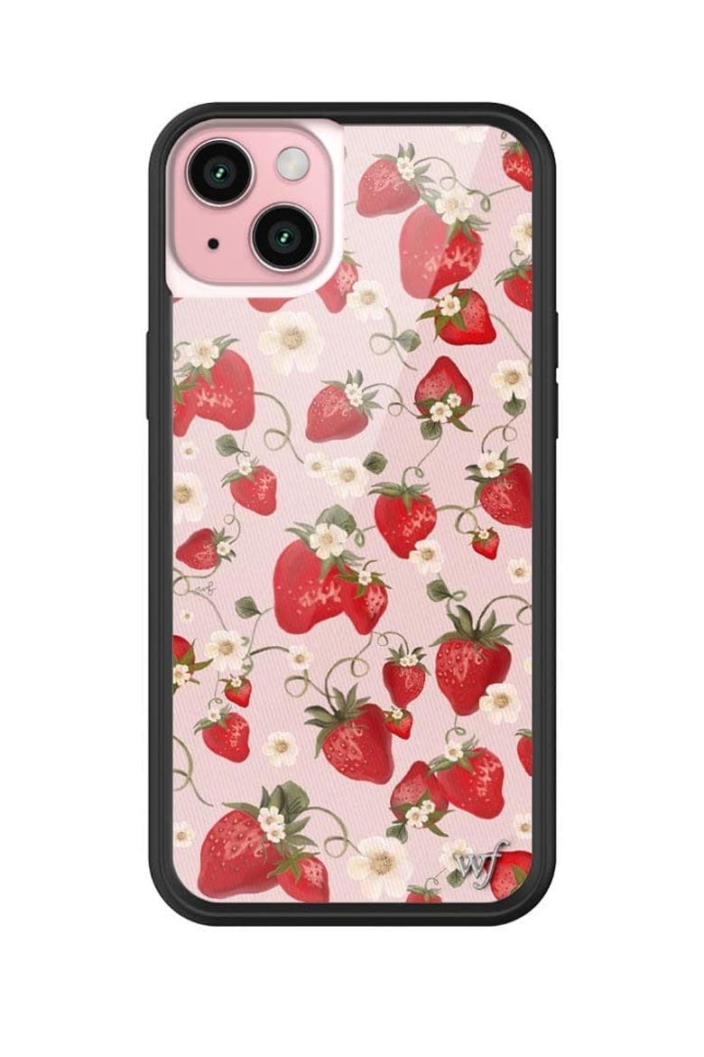Strawberry Fields iPhone Case, Alternate, color, Pink
