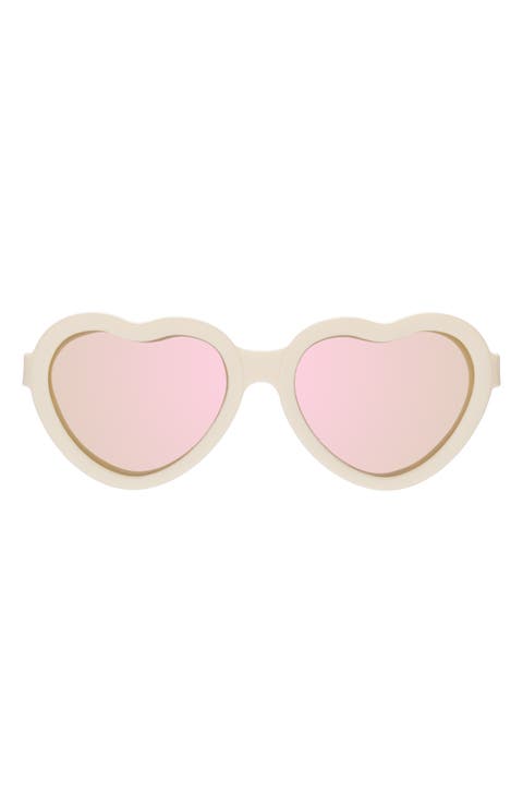 Kids' Polarized Heart Shaped Sunglasses