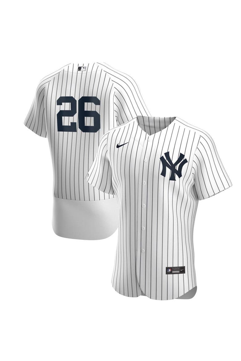 Men's Nike DJ LeMahieu White/Navy New York Yankees Home Authentic Player Jersey, Main, color, White
