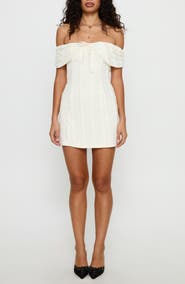 Princess Polly Colettie Off the Shoulder Minidress