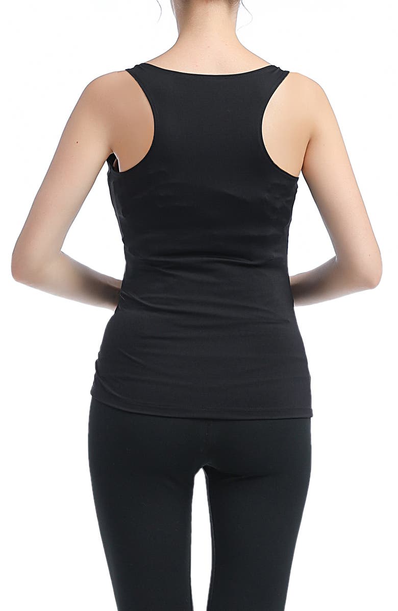 Kimi and Kai Essential Maternity/Nursing Tank, Alternate, color, Black