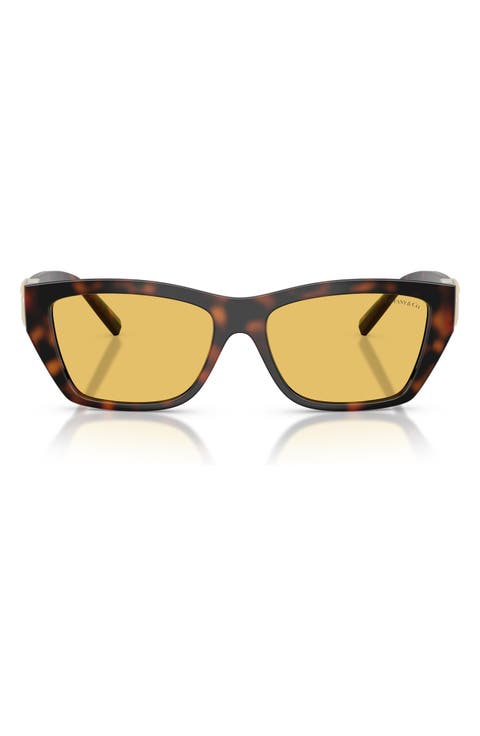 56mm Rectangular Sunglasses