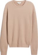 FRAME Crewneck Wool & Silk Rib Sweater