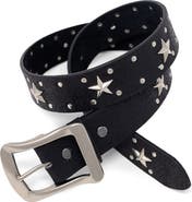 mnml Star Stud Leather Belt